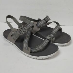 Chaco Women's Lowdown Sandals Grey White Size 11